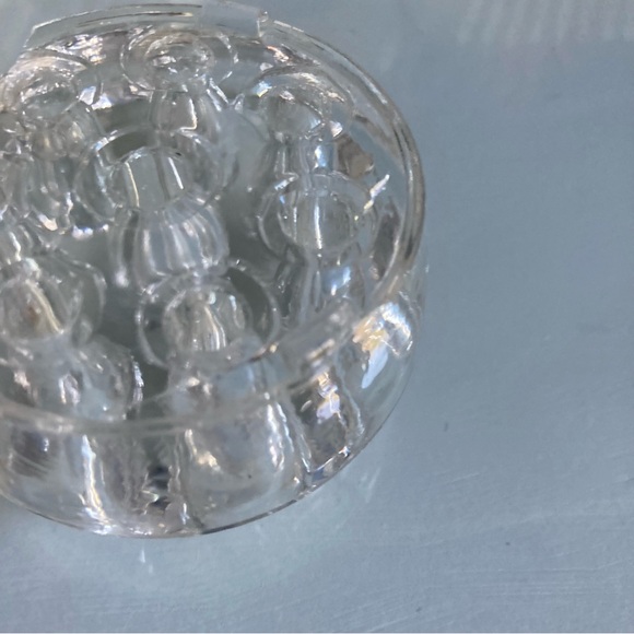 Vintage Glass Flower Frog With Flaws - Picture 6 of 6